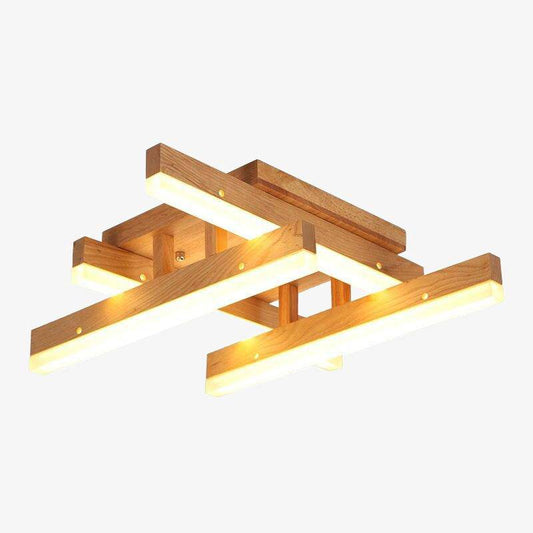 Plafoniera LED in legno Light Loft