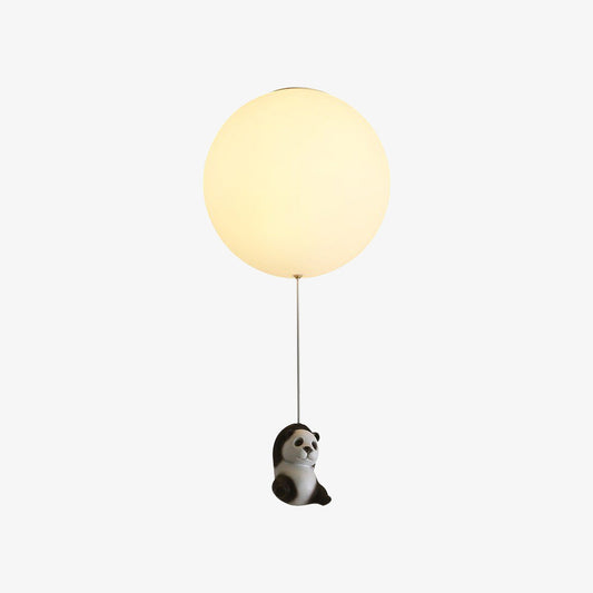 Plafoniera LED per bambini con palla e panda Otto