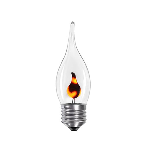 Lampadina LED E27 da 3W a forma di fiamma