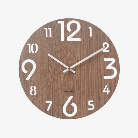 Orologio da parete rotondo in legno Tee I style 30 cm