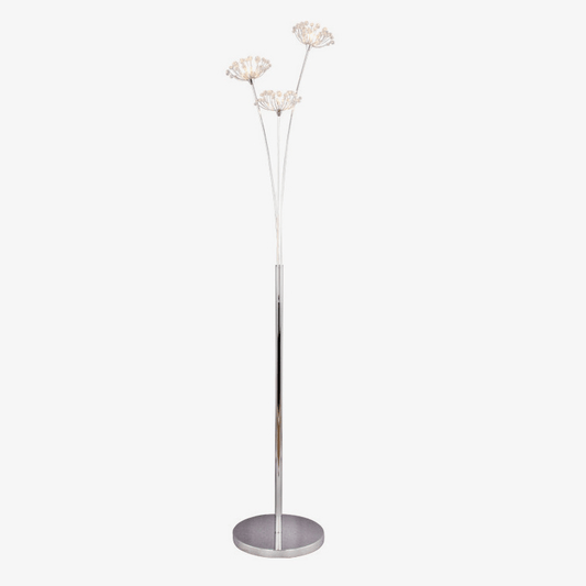 Lampada da terra a LED dal design moderno a forma di fiori