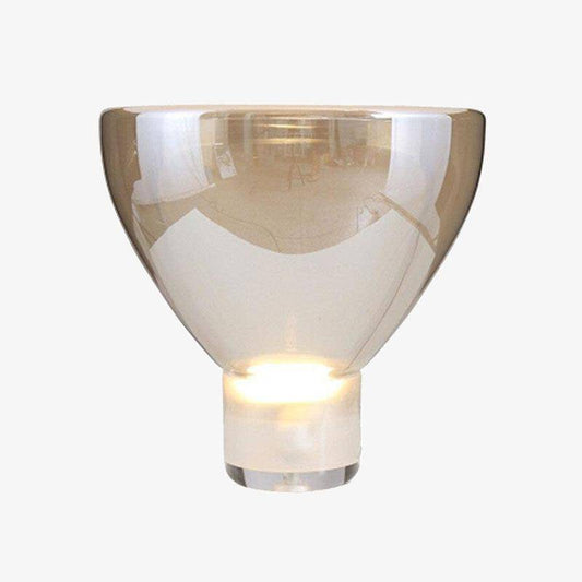 Lampada da tavolo LED di design in vetro colorato