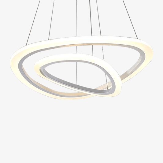 Lampadario LED ad anello di lusso telecomandato