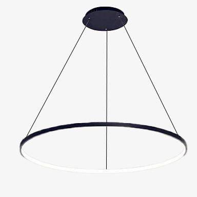 Lampadario LED di design a sospensione circolare da 80 cm