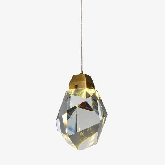 Lampada a sospensione a LED di design con cristallo di vetro di lusso
