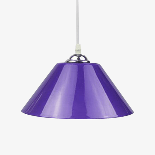 Moderna lampada a sospensione in plastica colorata